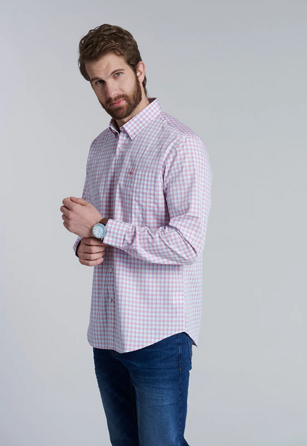 CAMISA HOMBRE FEROUCH CHECK BAHAMAS SC