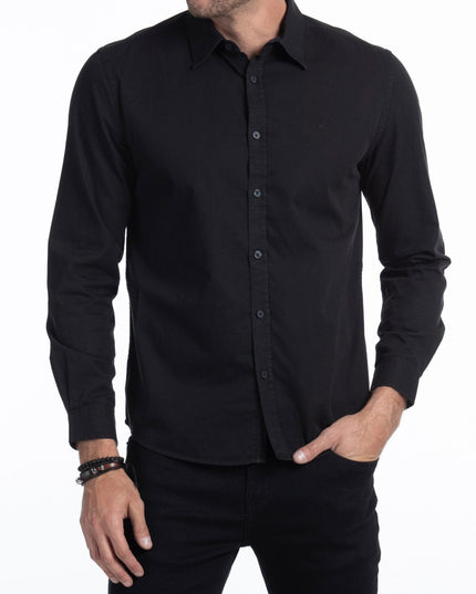 CAMISA ELLUS GARMENT DYE SOLID