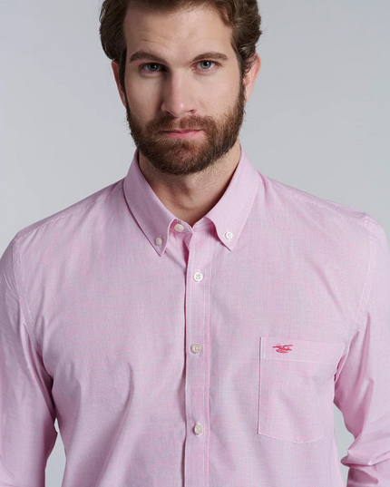 CAMISA HOMBRE FEROUCH MINI CHECK HOUSTON SC