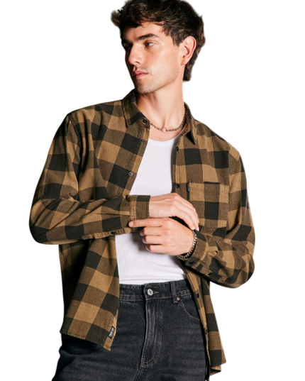 CAMISA FOSTER ESCOCESA BASICA