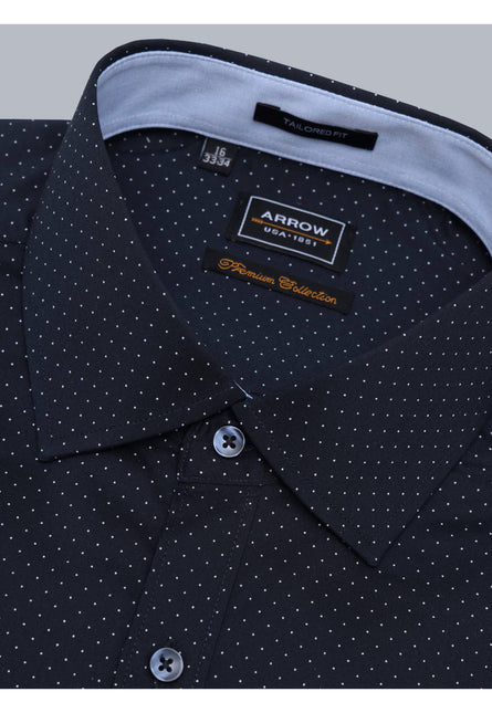 CAMISA ARROW PRINT SPANDEX TAILORED FIT