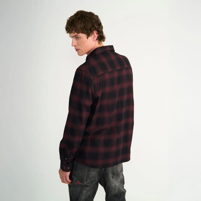 CAMISA ELLUS FLANEL CUADRO DIFUSO