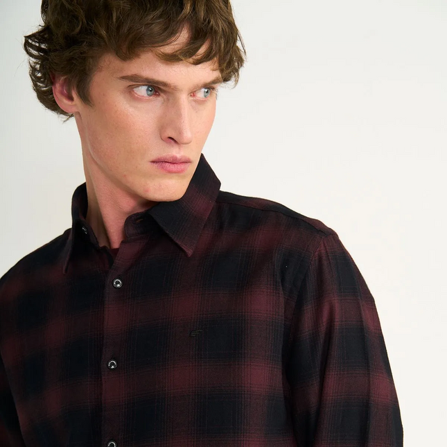 CAMISA ELLUS FLANEL CUADRO DIFUSO