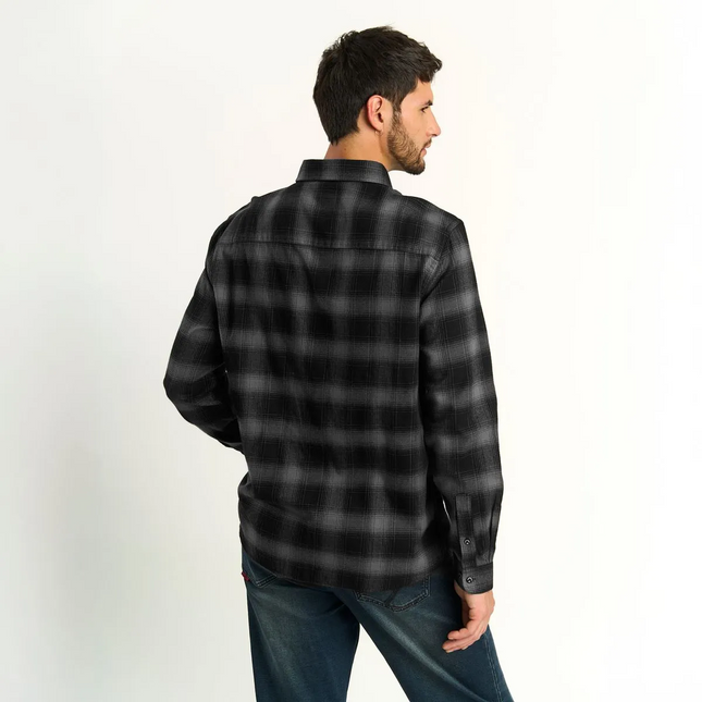 CAMISA ELLUS FLANEL CUADRO DIFUSO