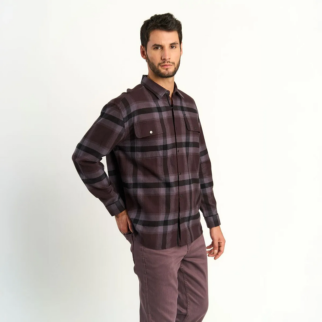 CAMISA ELLUS OVERSHIRT BIG CHECK FLANEL
