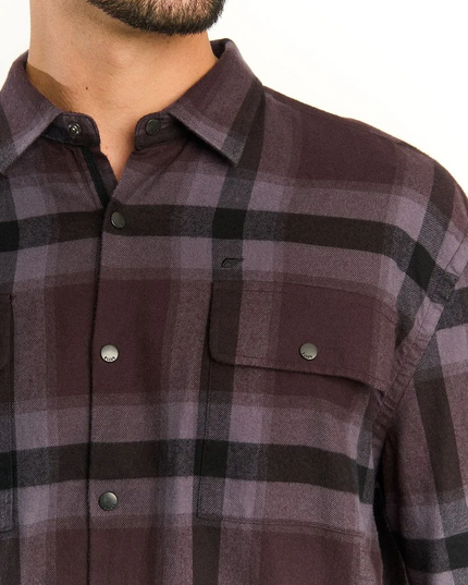 CAMISA ELLUS OVERSHIRT BIG CHECK FLANEL