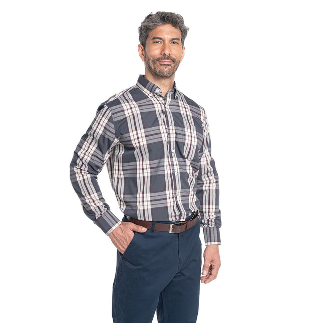 Camisa Kotting Fantasia Premium Ml KOTTING en color gris medio.
