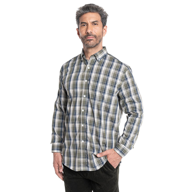 Camisa Kotting Fantasia Premium Ml KOTTING en color olivo.
