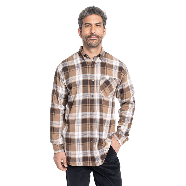 Camisa Kotting Villela Fantasia KOTTING en color cafe oscur.