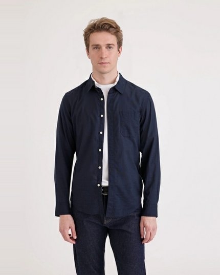 Camisa manga larga Dockers LS Ultimate en color azul marino