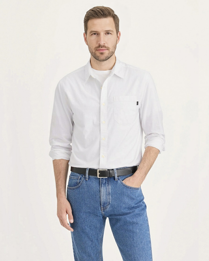 Camisa manga larga Dockers LS Ultimate en color blanco