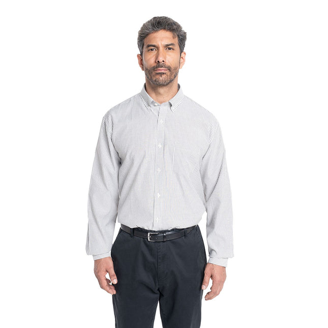 Camisa Kotting Listada Oxford KOTTING en color pizarra.