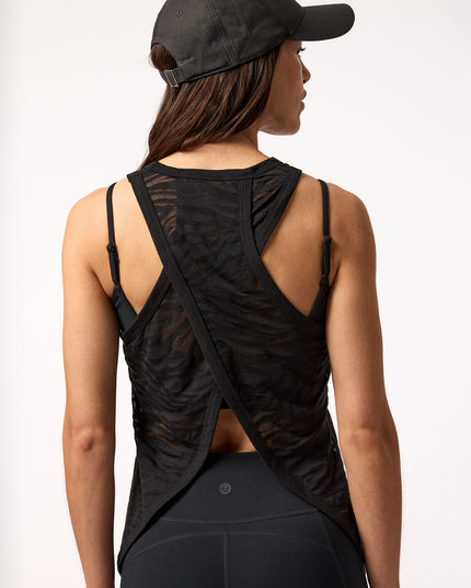 POLERA BSOUL TANK BURN OUT ALOE