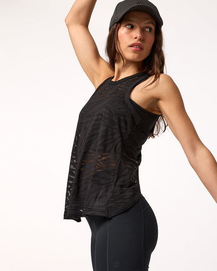 POLERA BSOUL TANK BURN OUT ALOE