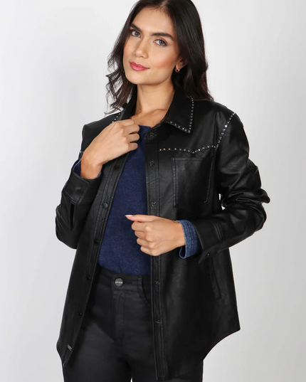 CHAQUETA AMALIA OVERSHIT WESTERN BASE