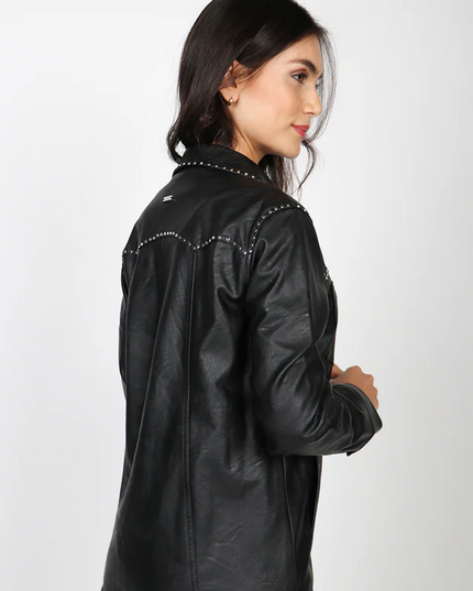 CHAQUETA AMALIA OVERSHIT WESTERN BASE