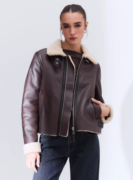 CHAQUETA FOSTER AVIADORA BOXY - MAWI