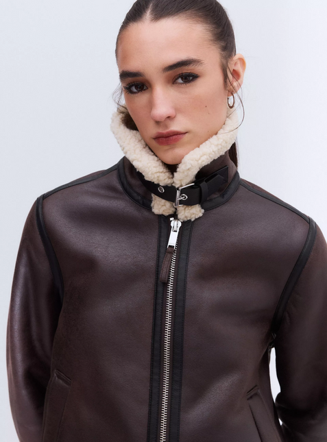 CHAQUETA FOSTER AVIADORA BOXY