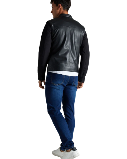 CHAQUETA J.J.O PU BIKER JACKET WITH DETACHA