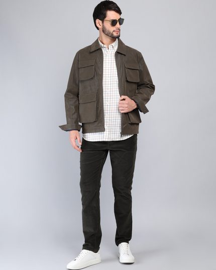 CHAQUETA ARROW CUERO SINTETICO REGULAR