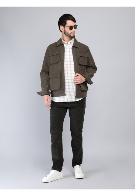 CHAQUETA ARROW CUERO SINTETICO REGULAR