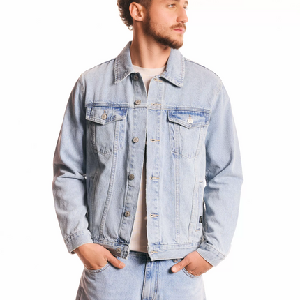 Parka Foster Denim en color azul claro