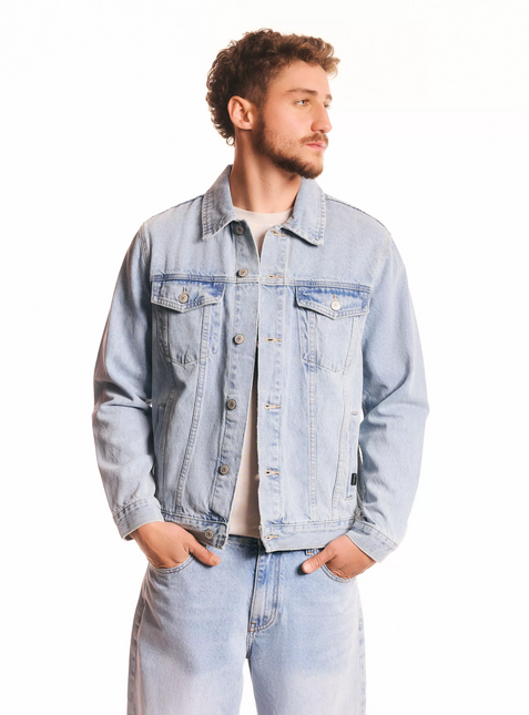 Parka Foster Denim en color azul claro