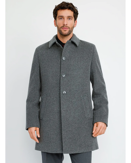 Parka Trial Classic Javier Coat Reg en color gris.