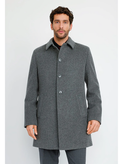 Parka Trial Classic Javier Coat Reg en color gris.
