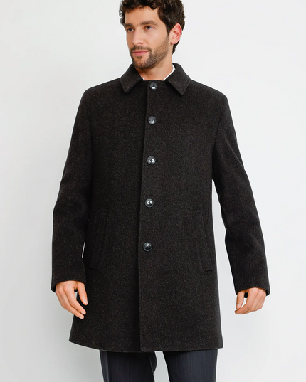 Parka Trial Classic Javier Coat Reg en color marengo.