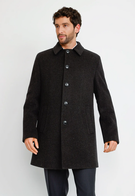 Parka Trial Classic Javier Coat Reg en color marengo.