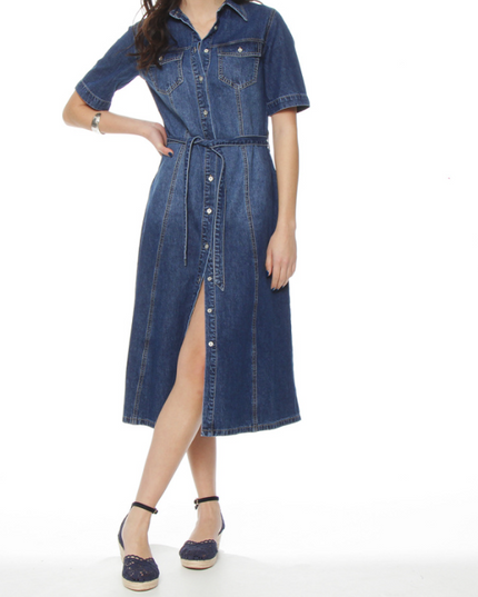 VESTIDO WADOS M/C DENIM