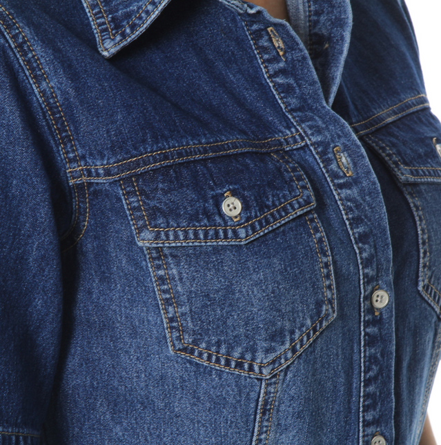 VESTIDO WADOS M/C DENIM