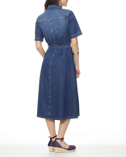 VESTIDO WADOS M/C DENIM
