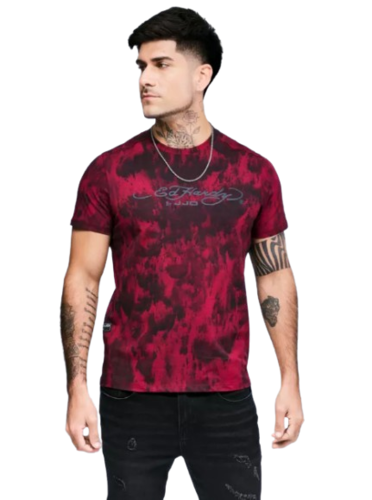 POLERA J.J.O ED HARDY MANCHADO