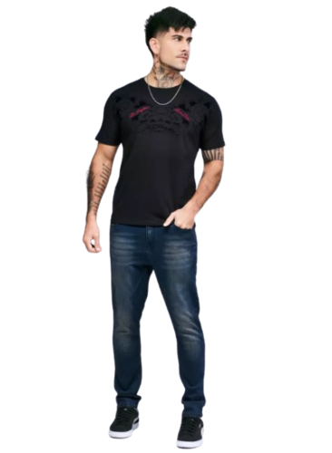 POLERA J.J.O ED HARDY SIN COSTURA