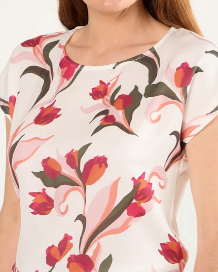 POLERA MA GRIFFE ESTAMPADA