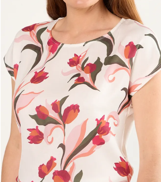 POLERA MA GRIFFE ESTAMPADA
