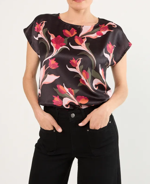 POLERA MA GRIFFE ESTAMPADA