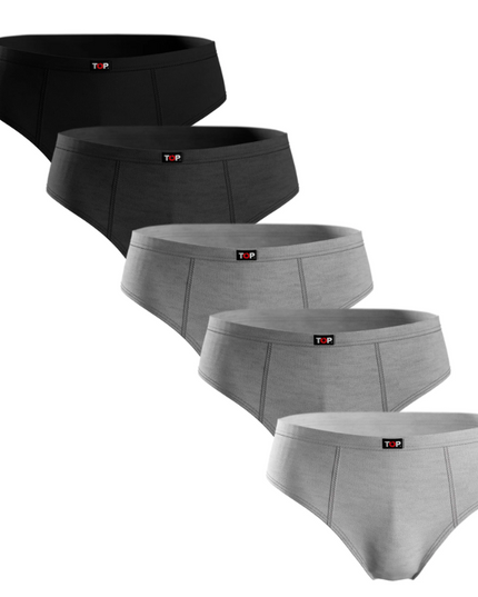 PACK TOP 5 SLIP ALGODÓN BASICO BASIC
