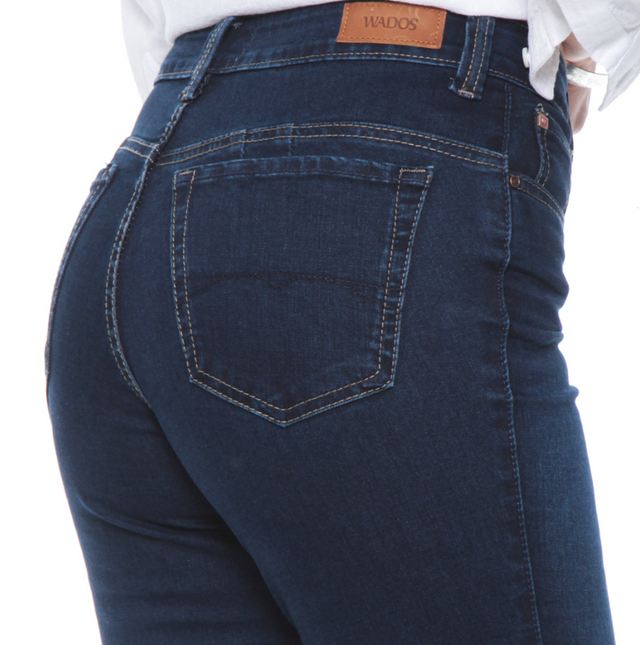 JEANS WADOS RECTO TIRO ALTO