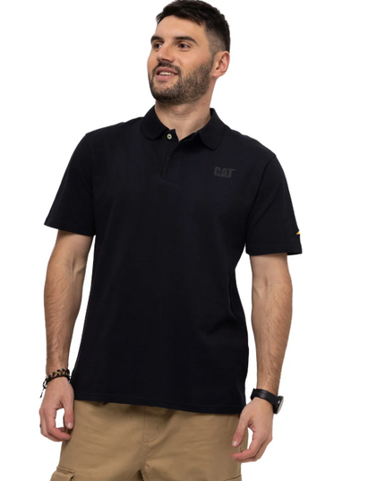 POLERA CAT LOGO PIQUE POLO