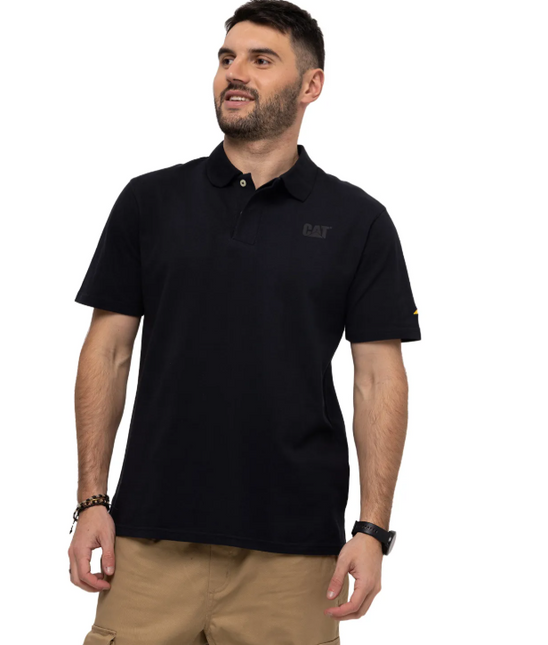 POLERA CAT LOGO PIQUE POLO