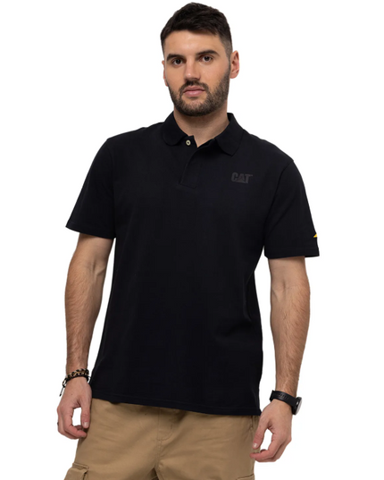 POLERA CAT LOGO PIQUE POLO