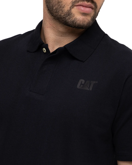 POLERA CAT LOGO PIQUE POLO