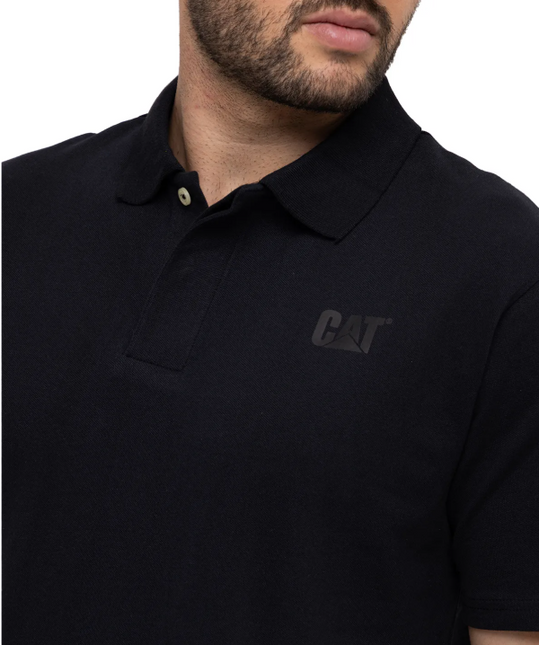 POLERA CAT LOGO PIQUE POLO