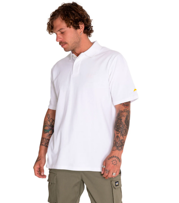 POLERA CAT LOGO PIQUE POLO