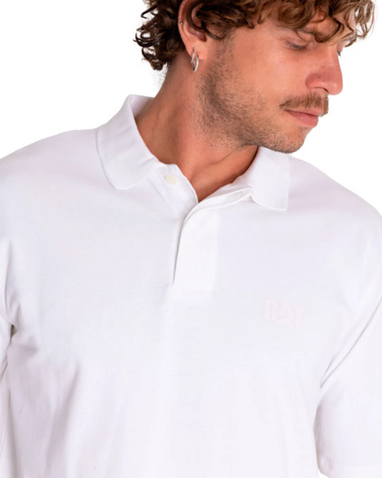 POLERA CAT LOGO PIQUE POLO