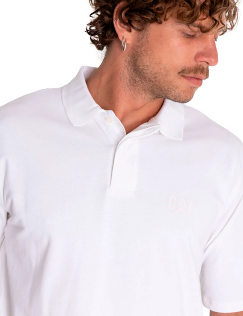 POLERA CAT LOGO PIQUE POLO