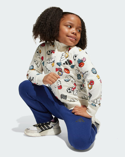 TRAJE DE BUZO UNISEX NIÑOS ADIDAS LK FUN AOP TS